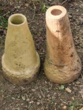 2 vintage bird bath bases $2 STS