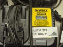 (No Battery) DEWALT Lithium Ion 12V to 20V MAX Charger, Appears to be New Out of the Box Retail