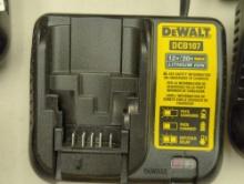 (No Battery) DeWALT DCB107 12V/20V MAX Lithium Ion Charger, Appears to be New Out of the Package No