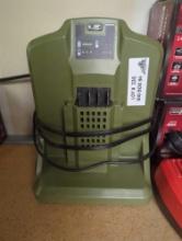 Green Machine 62V Charger with Cooling Fan, Retail Price $99, Appears to be Used, What You See in