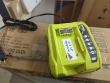 RYOBI 40V Lithium-Ion Rapid Charger, Model OP406VNM, Retail Price $119, Appears to be Used, What You