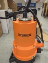 Everbilt 1/4 HP 2-in-1 Submersible Utility and Transfer Pump, Appears to be Slightly Used Retail