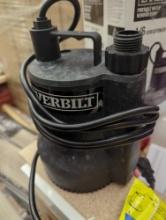 Everbilt 1/6 HP Plastic Submersible Utility Pump, Retail Price $109, Appears to be Used, What You