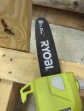 (Tool Only) RYOBI ONE+ 18V 8 in. Cordless Battery Chainsaw (Tool Only), Appears to be Used Out of