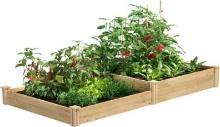 Greenes Fence 4 ft. x 8 ft. x 10.5 in. Original Cedar Raised Garden Bed, Retail Price $119, Appears