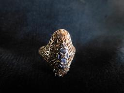 10k Gold Vintage Diamond Ring