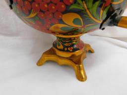 Hand Painted Russian Samovar