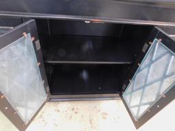 Modern 4 Frosted Glass Door Cabinet