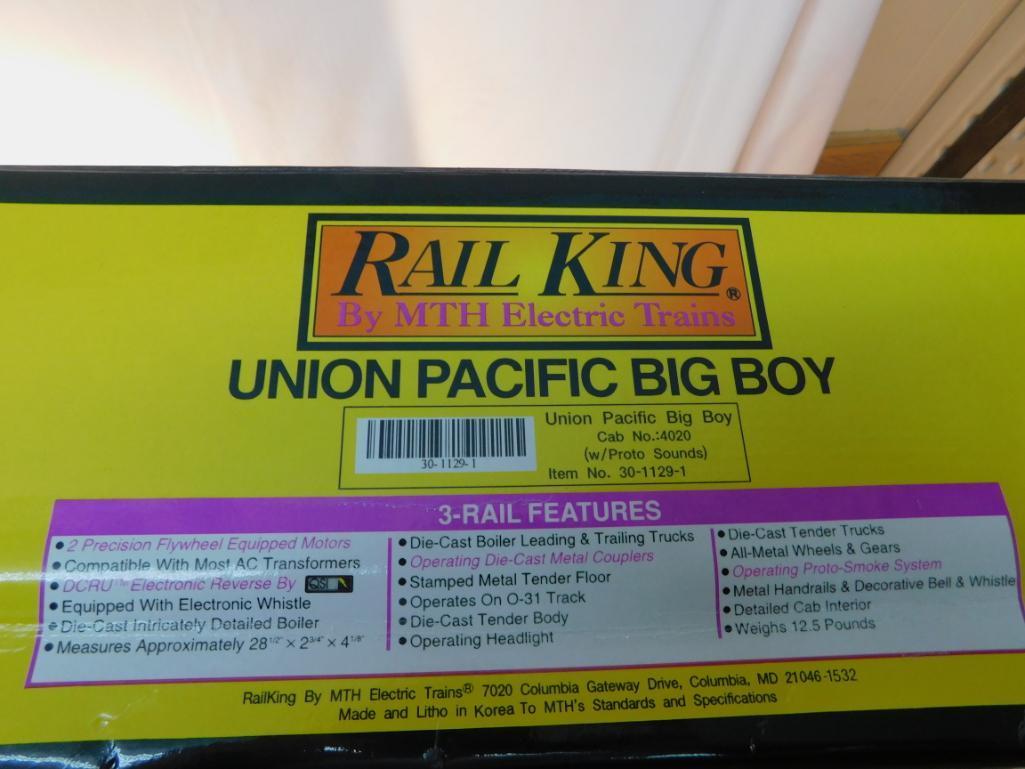Rail King Cab. No. 4020 Union Pacific Big Boy Item No. 30-1129-1
