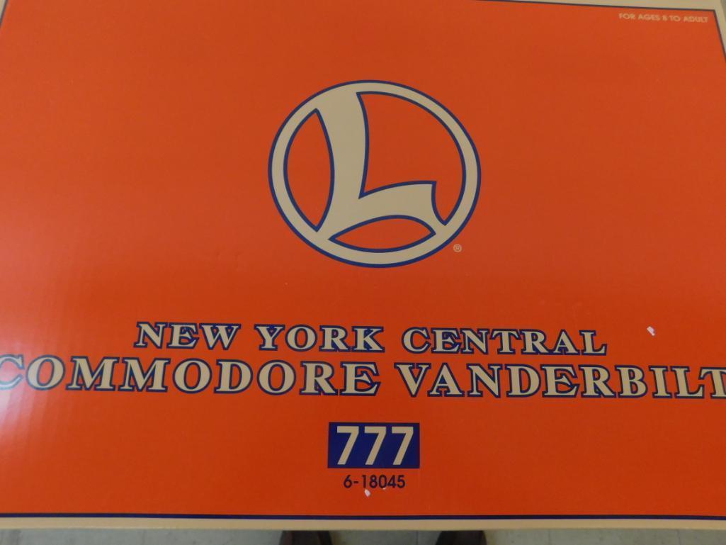 Lionel No. 6-18045 777 New York Central Commodore Vanderbilt Locomotive