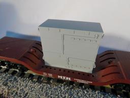 Rail King No. 30-7612 MTH Construction Depressed Flatcar