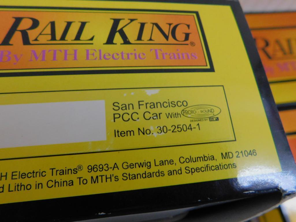 Rail King No. 30-2504-1 San Francisco PCC Car