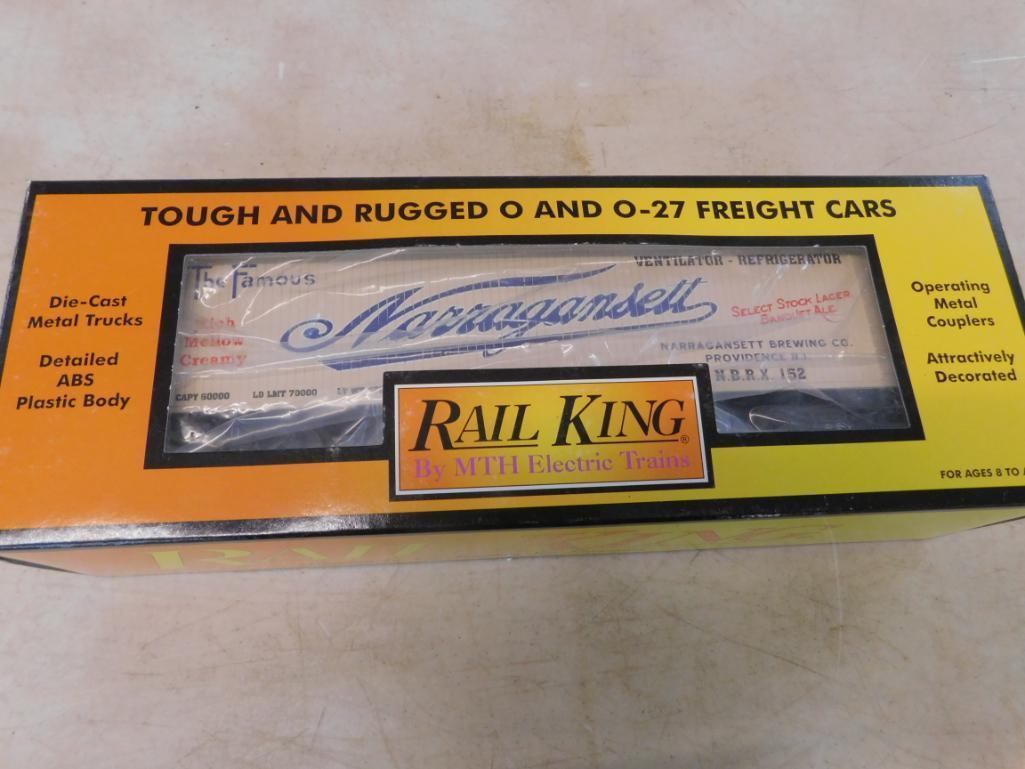 Rail King No. 30-78039 Narragansett Ale Reefer Car