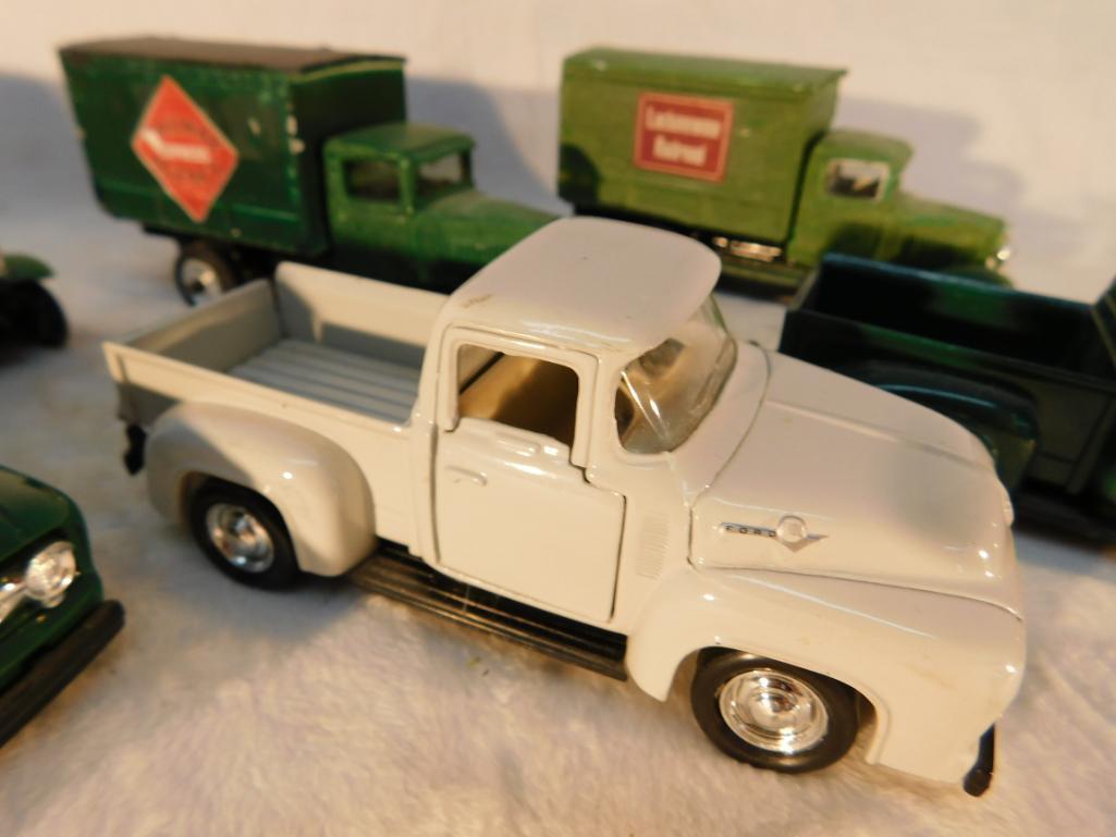 Vehicles of the 1950s in 1:43 scale 3 Pick Up Trucks 3 Box Trucks