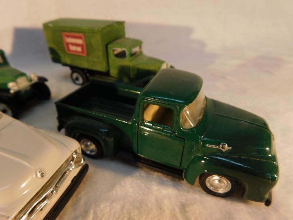 Vehicles of the 1950s in 1:43 scale 3 Pick Up Trucks 3 Box Trucks