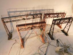 Electrified Signal Bridges For Multi Tracks "O" Gauge Used - 4 Total