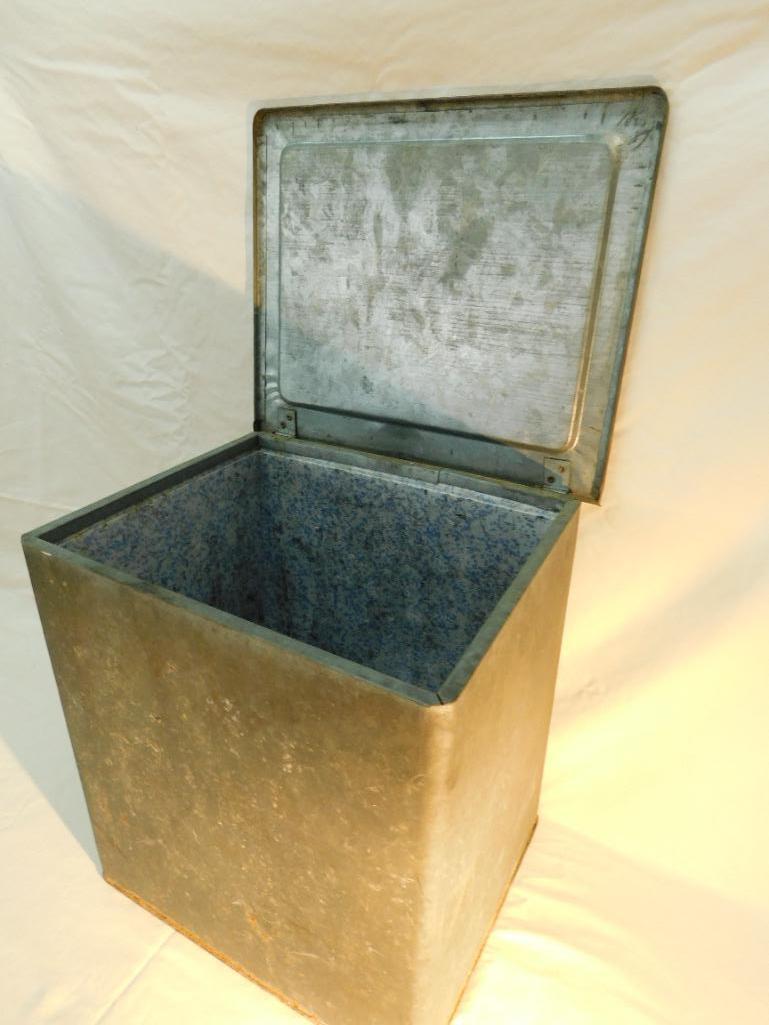 Vintage Galvanized Milk Box
