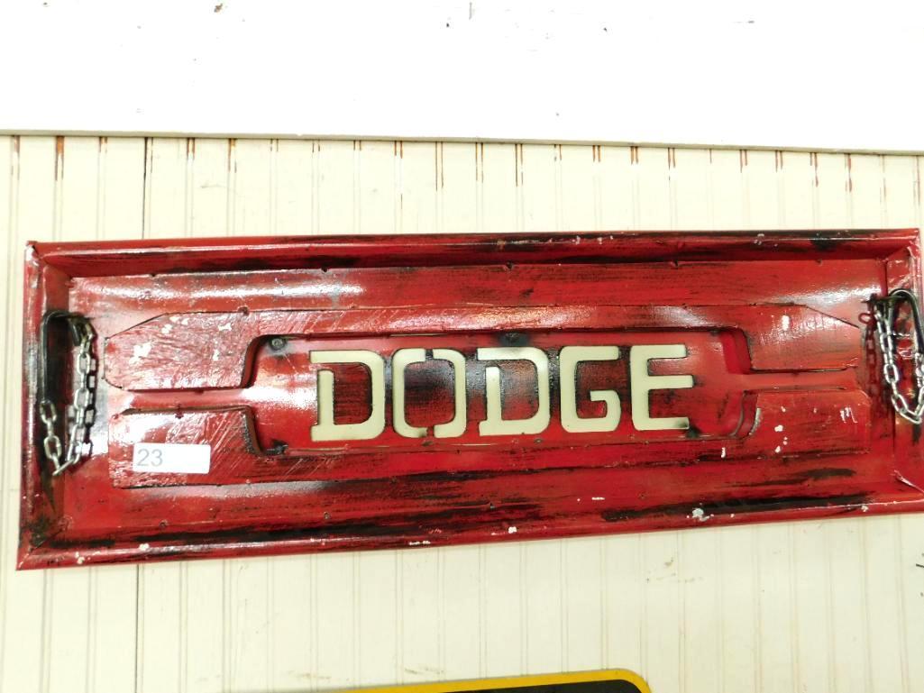 Reproduction Dodge Truck Tailgate Wall Art