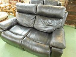 Electric Leather Loveseat #2