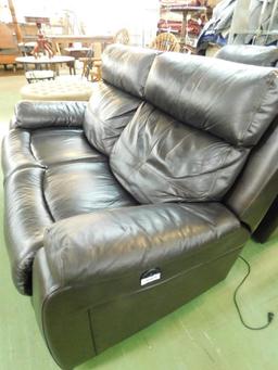 Electric Leather Loveseat #2