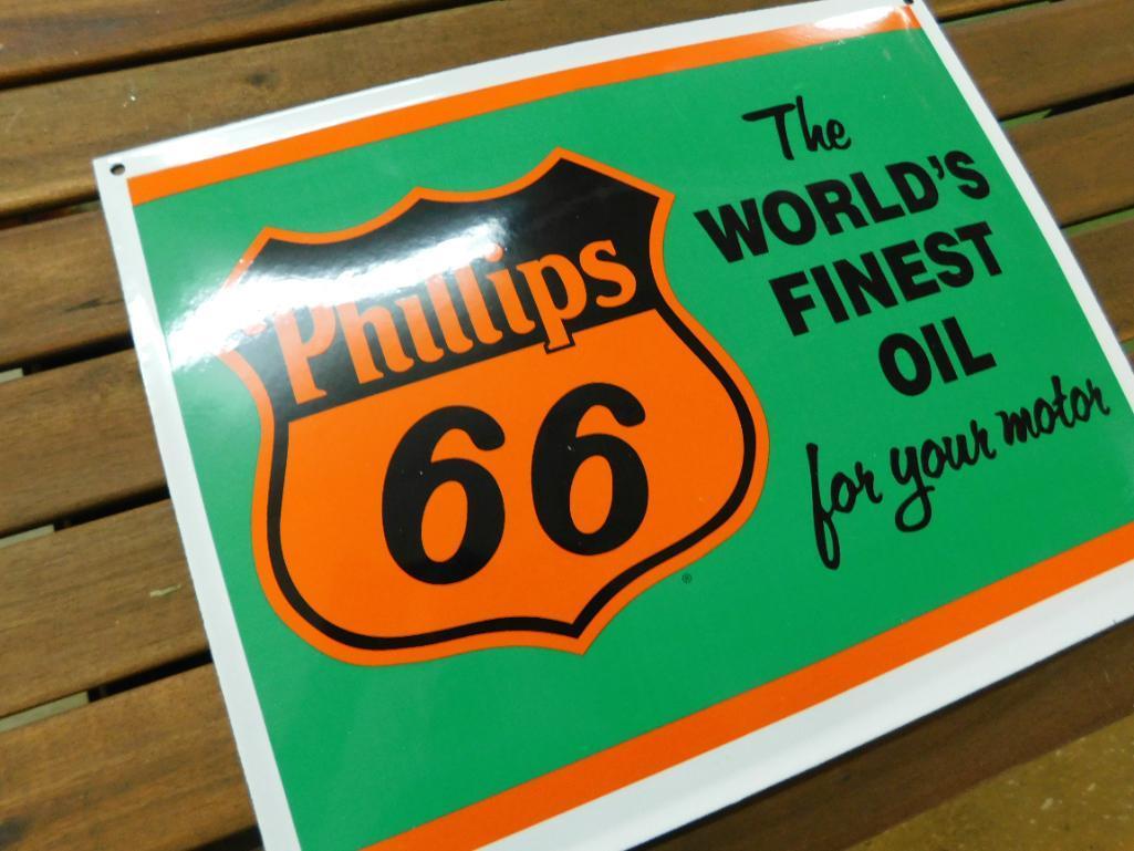 "Phillips 66" Porcelain Sign
