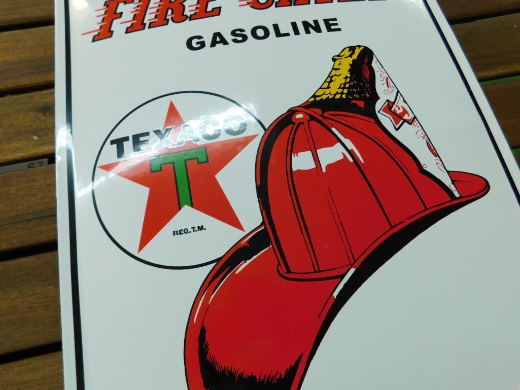 "Fire Chief" Porcelain Sign