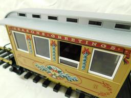 LGB - Lehmann- G-Gauge -1998 Christmas Passenger Car - Gold