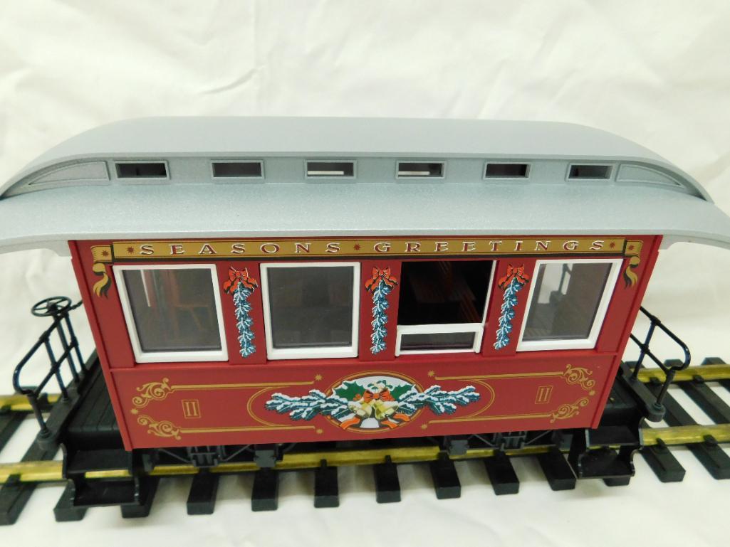 LGB - Lehmann- G-Gauge -# - 1996 Christmas Passenger Car - Red