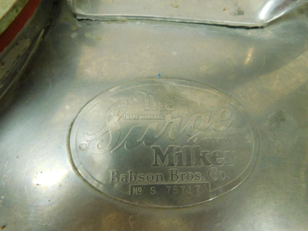Vintage Babson Bros. Co. "Surge Milker"