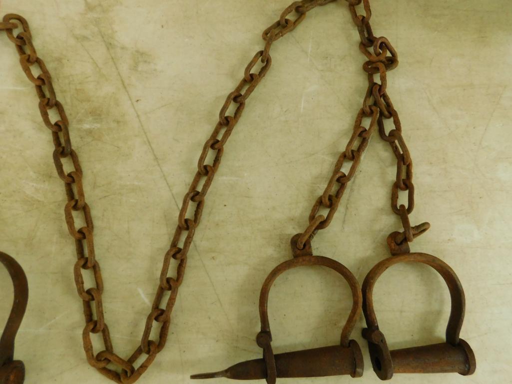 Set Of Metal Shackles