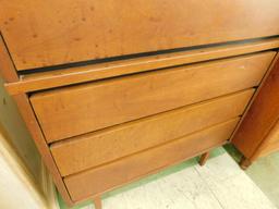 MCM Mid Century Stanley 5 Drawer Highboy Dresser