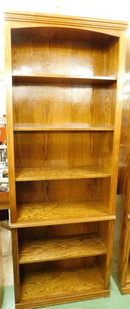 Solid Wood Bookcase - Oak