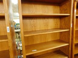 Solid Wood Bookcase - Oak