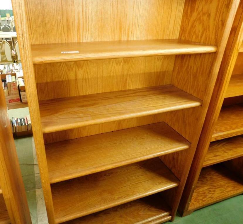 Solid Wood Bookcase - Oak