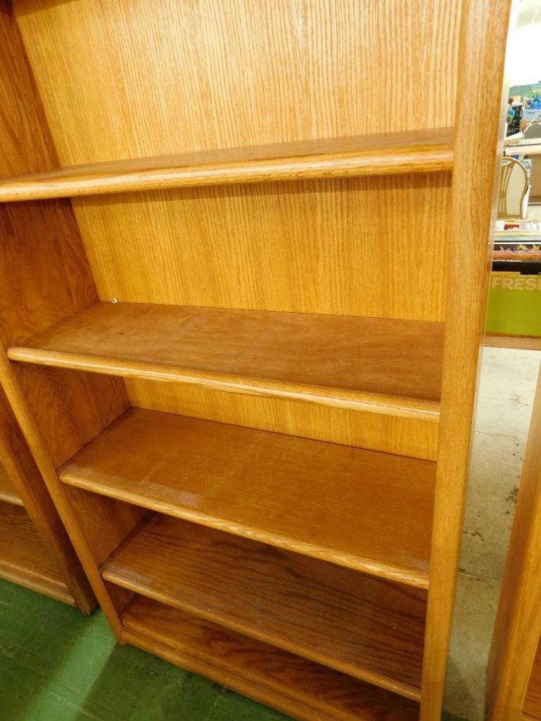 Solid Wood Bookcase - Oak