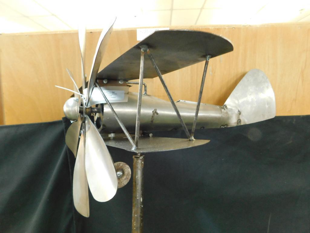 Metal Whirligig - Airplane