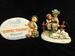 Hummel - Goebel - West Germany - Dealers Plaque #187 - "Eventide" #99 - 2 Pieces