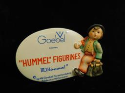 Hummel - Goebel - West Germany - Dealers Plaque #187 - "Eventide" #99 - 2 Pieces