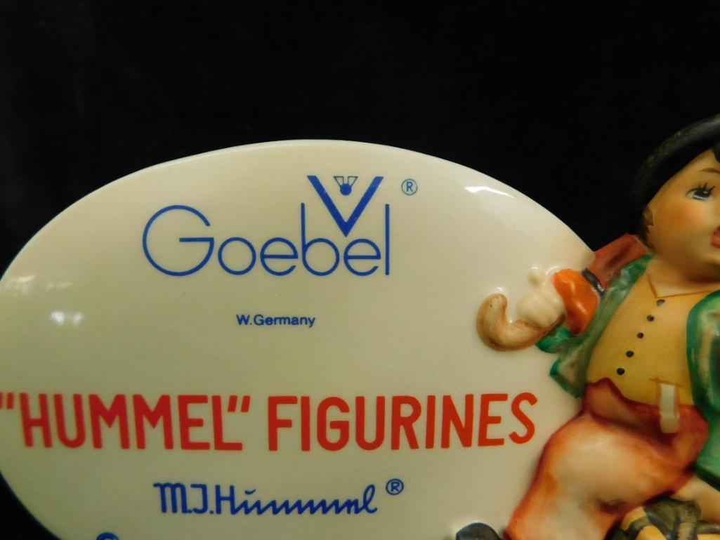 Hummel - Goebel - West Germany - Dealers Plaque #187 - "Eventide" #99 - 2 Pieces