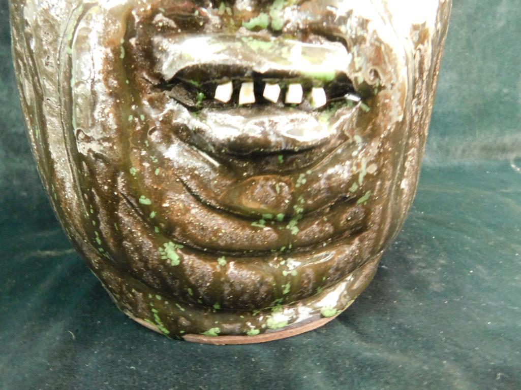 Marvin Bailey - Southern Pottery - Face Jug - 10.5" x 7.5"