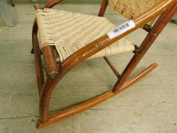 Vintage Cane Rocker