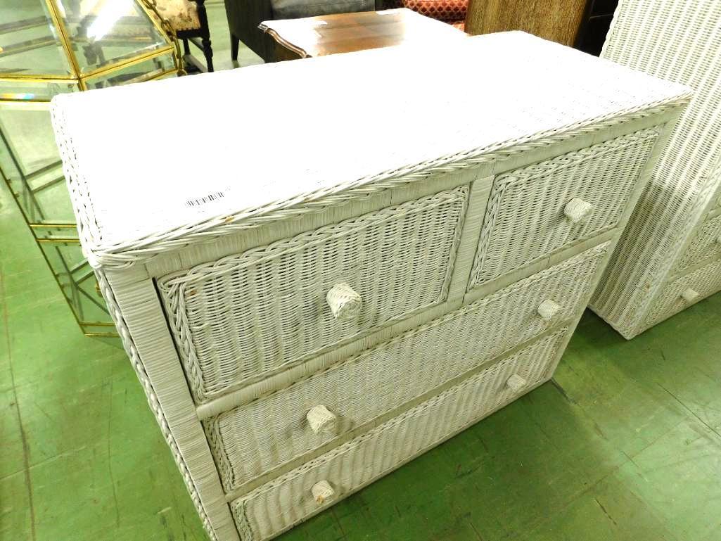 2 Over 2 Wicker Low Dresser