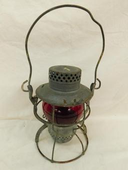 Dietz - NYCS - No. 999 Kerosene Railroad Lantern with Red Globe