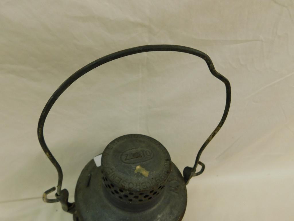 Dietz - NYCS - No. 999 Kerosene Railroad Lantern with Red Globe