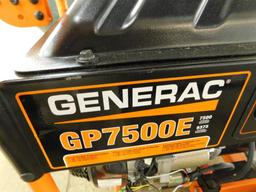 Generac GP7500E - 7500 Running Watts - Gas Generator - Like New