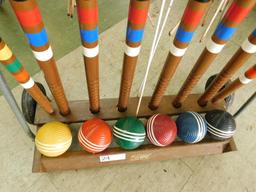 Vintage Croquet Set