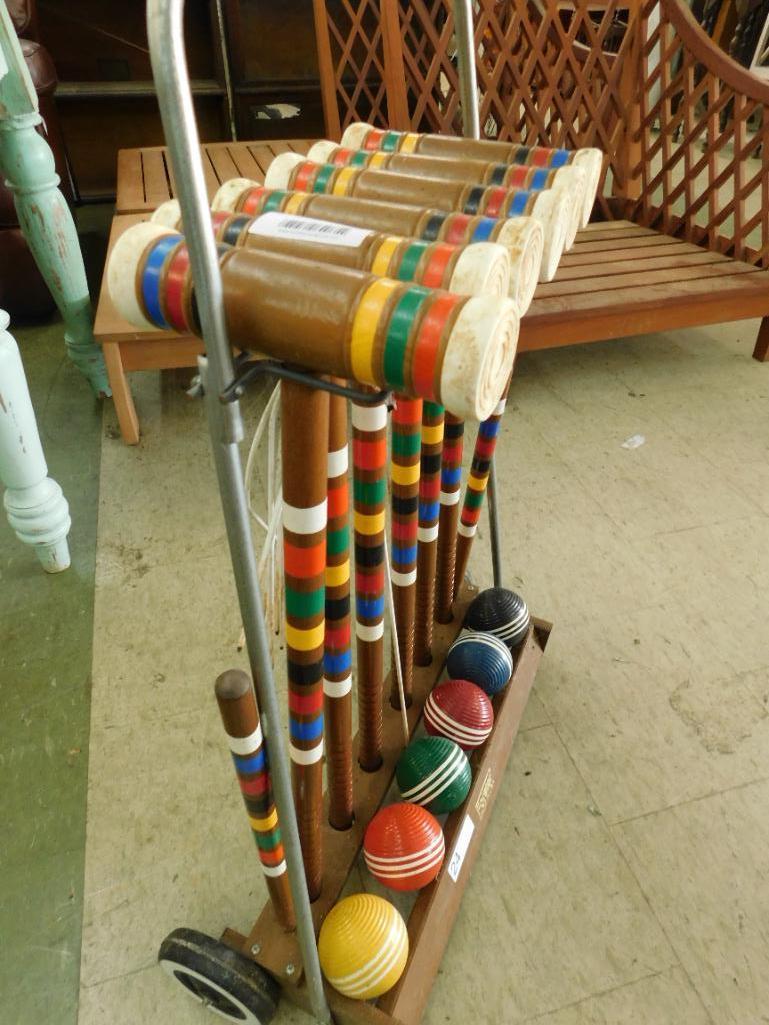 Vintage Croquet Set