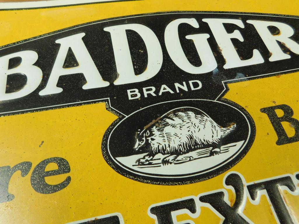 "Badger Pure Malt Extract" Metal Sign - 12" x 18"