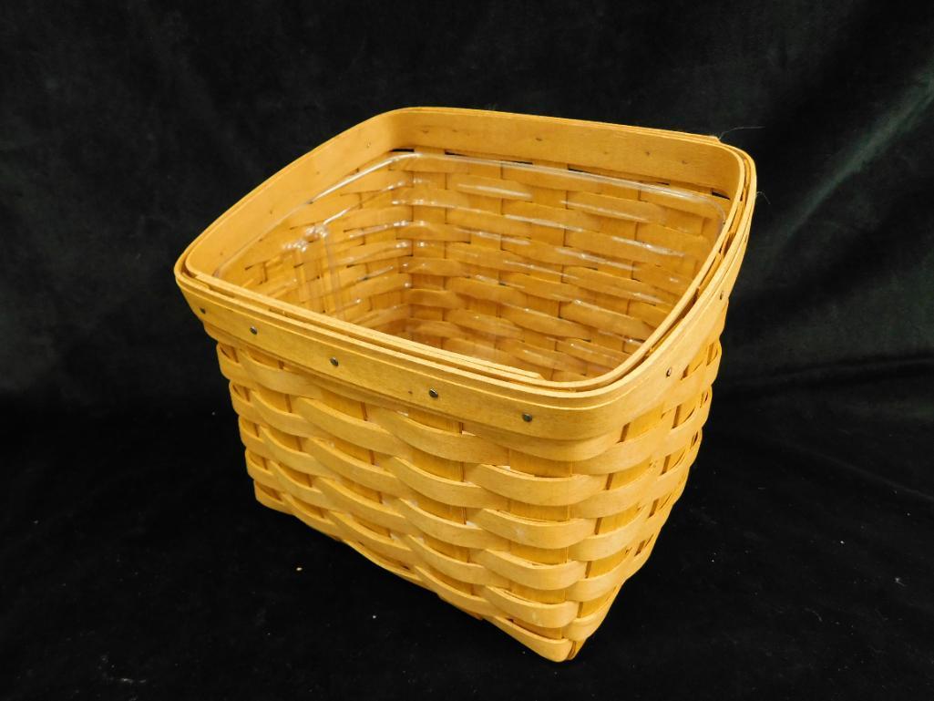 Longaberger Basket - Slant Front Basket - 7" x 8" x 6.5"