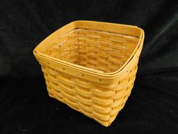 Longaberger Basket - Slant Front Basket - 7" x 8" x 6.5"